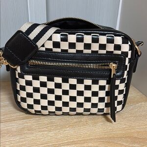 Universal Thread Checkered Bag & Wallet